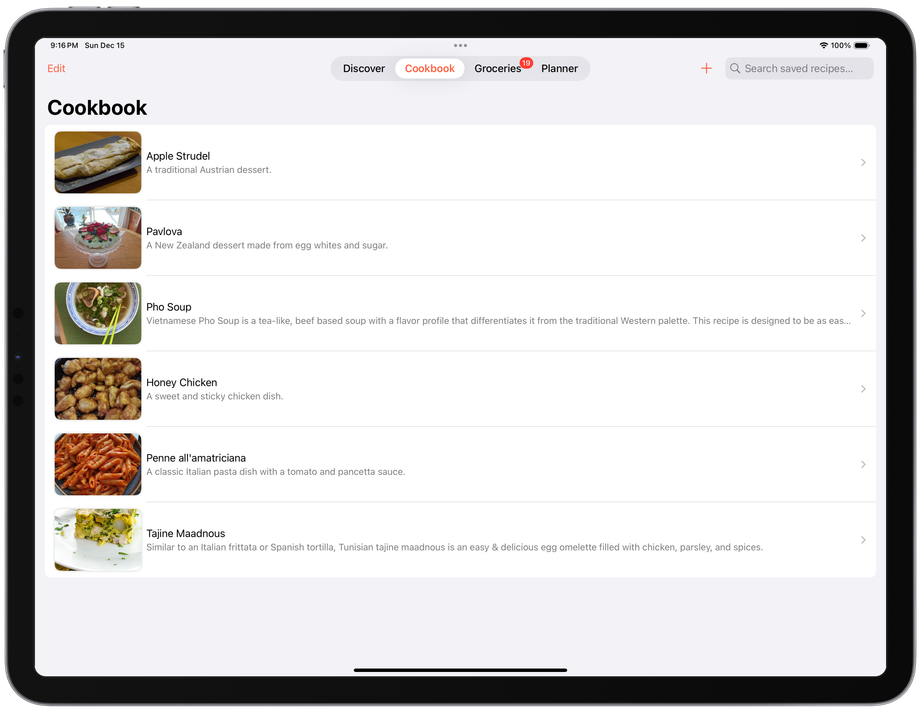 Build Your Cookbook